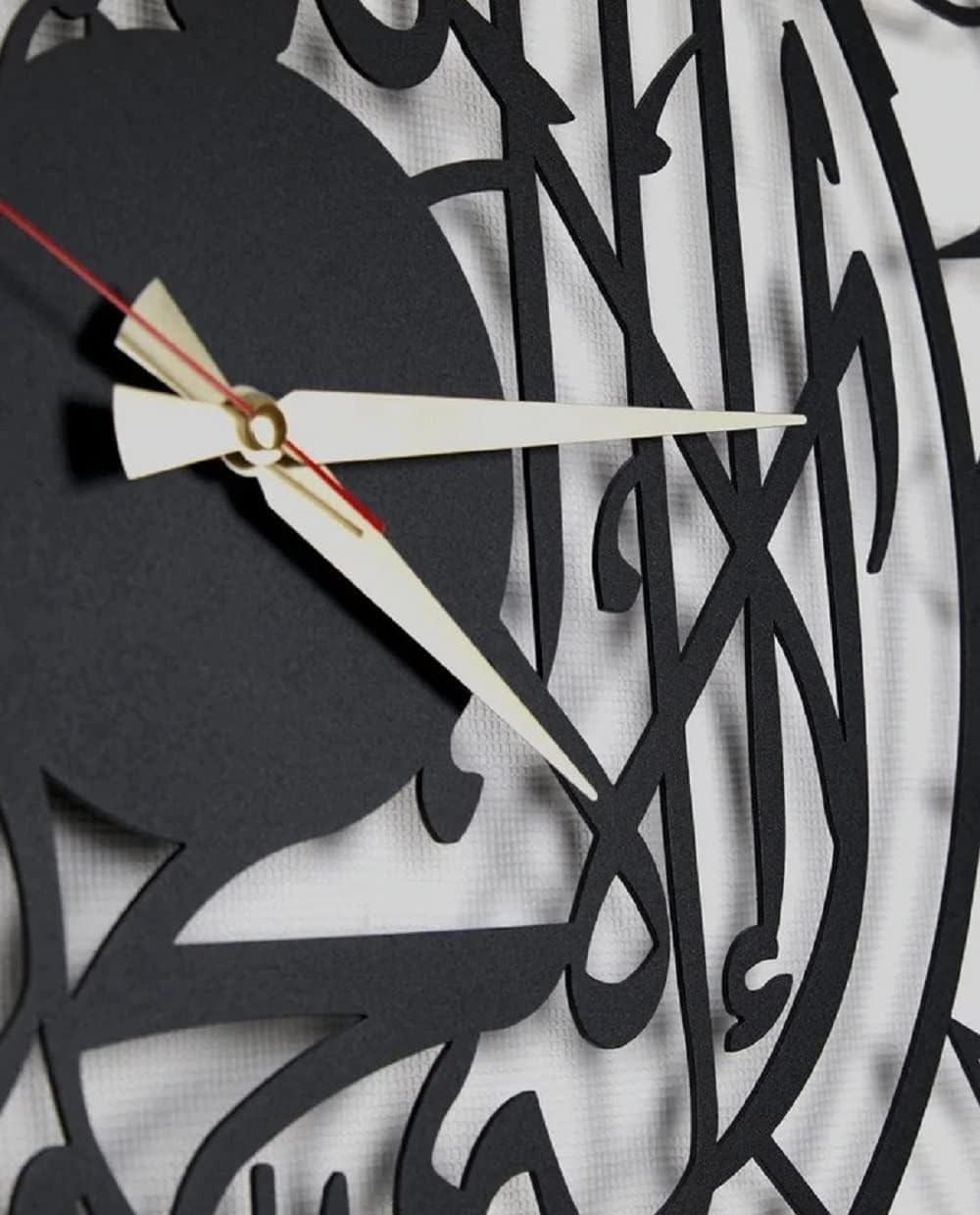 kalima Metal Wall Clock for livingroom | Kalima Shahada Metal Wall Clock(40 cm x 40 cm)
